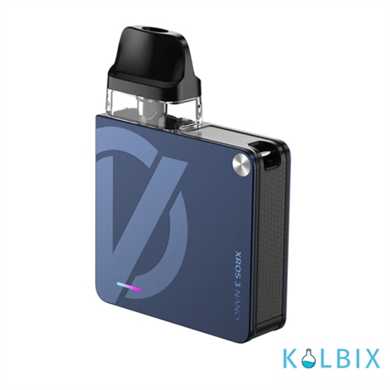 Оригинальный стартовый набор Vaporesso XROS 3 Nano Kit в темно-синем цвете
