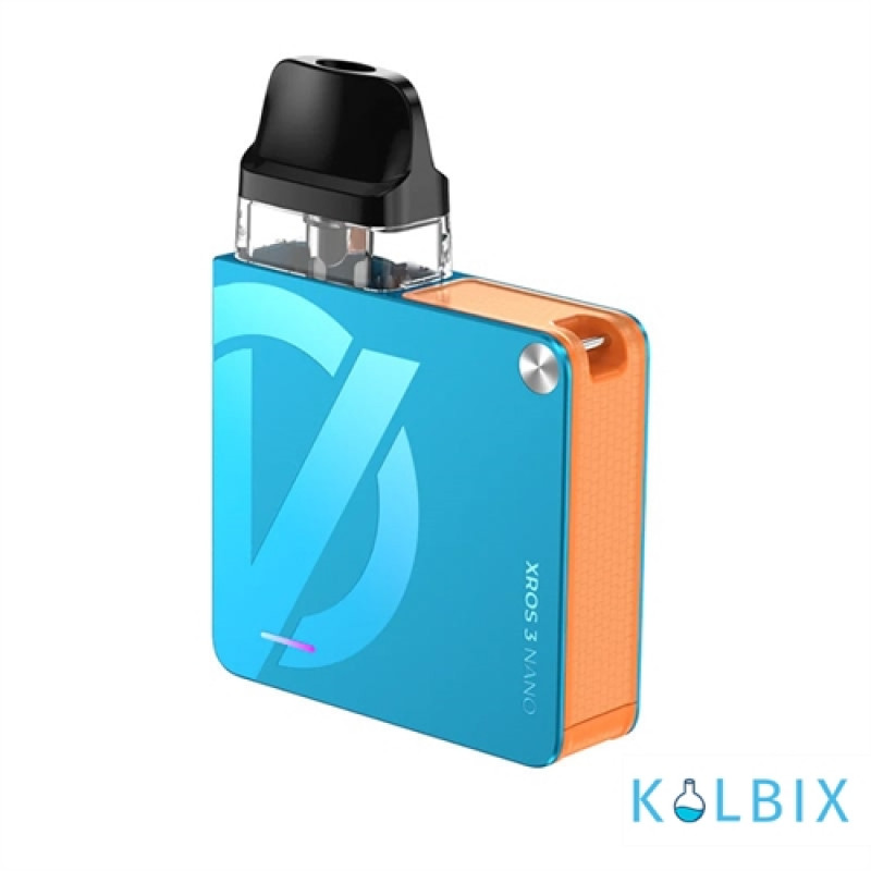 Оригинальный стартовый набор Vaporesso XROS 3 Nano Kit в голубом цвете