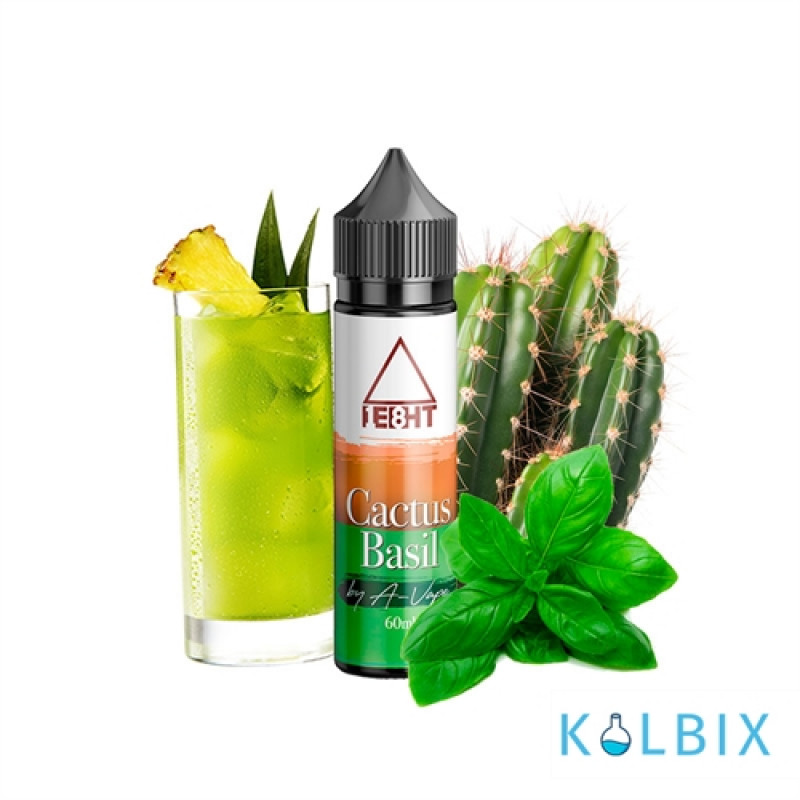Жидкость Alchemist 1e8ht 60 мл на органическом никотине 3 мг со вкусом кактуса и базилика с холодком