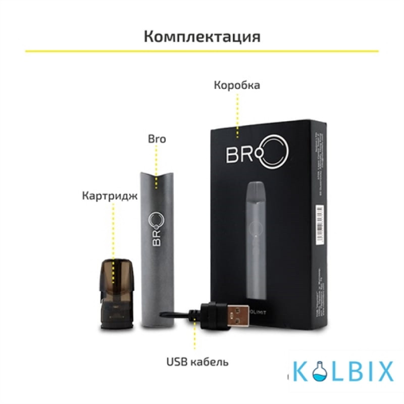 NOLIMIT BRO POD KIT (ORIGINAL) BLACK