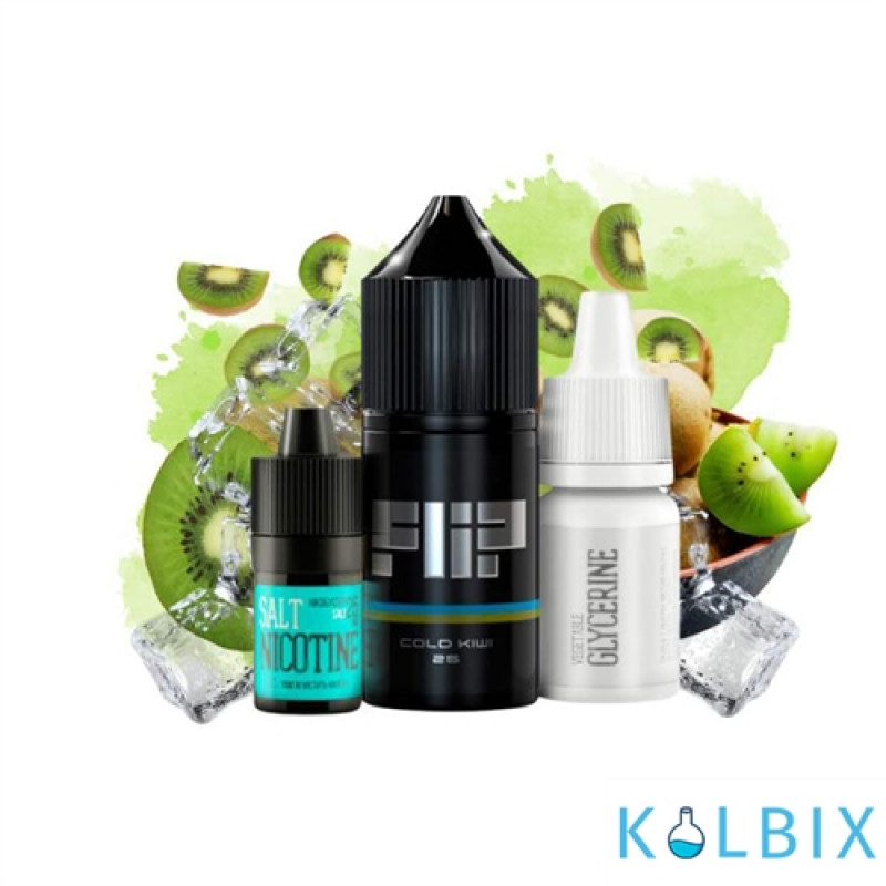 Набор для самозамеса Flip Salt 30 мл 25 мг со вкусом холодного киви