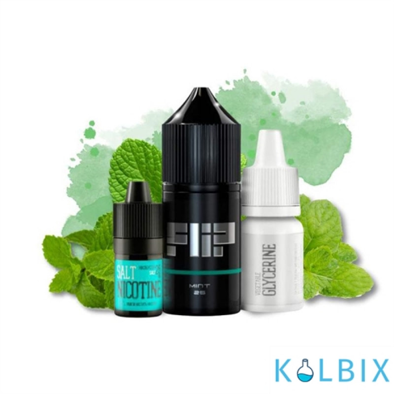 Набор для самозамеса Flip Salt 30 мл 25 мг со вкусом мяты