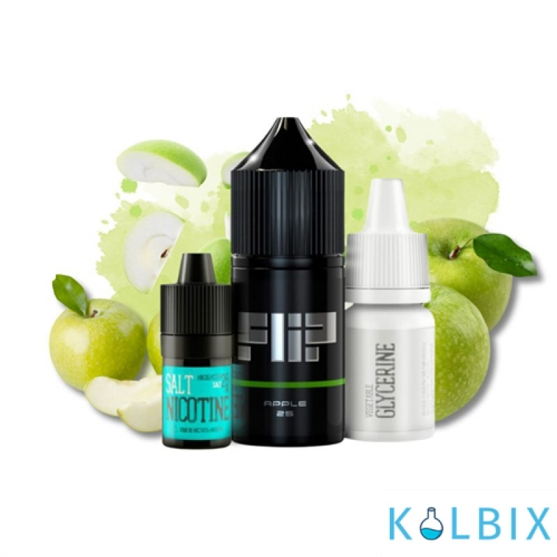 Набор для самозамеса Flip Salt 30 мл 25 мг со вкусом яблока