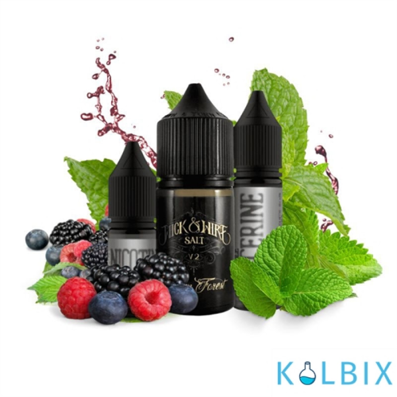 Набор для самозамеса Wick&Wire Salt 30 мл 25 мг со вкусом лесных ягод и мяты