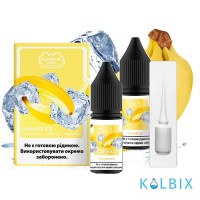 Набор для самозамеса Flavorlab Disposable Puff со вкусом банана и льдом 10 мл 50 мг