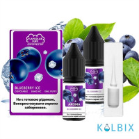 Набор для самозамеса Flavorlab Disposable Puff со вкусом свежей голубики и льдом 10 мл 50 мг