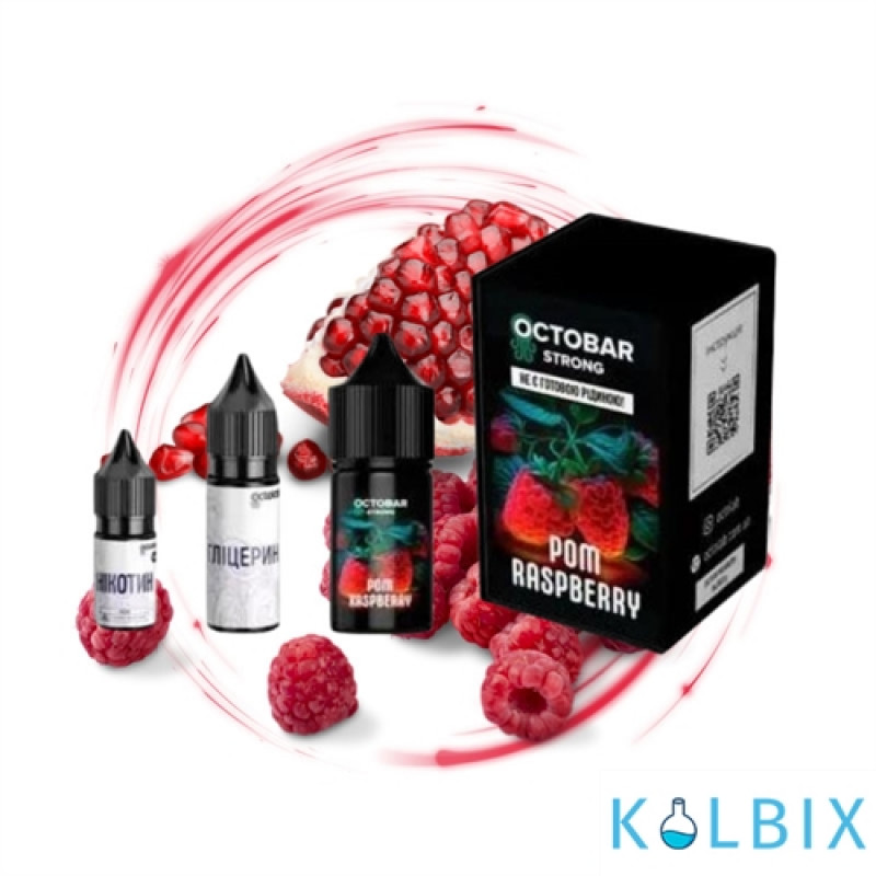 Набор для самозамеса OctoBar Strong 30 мл 50 мг со вкусом малины и граната