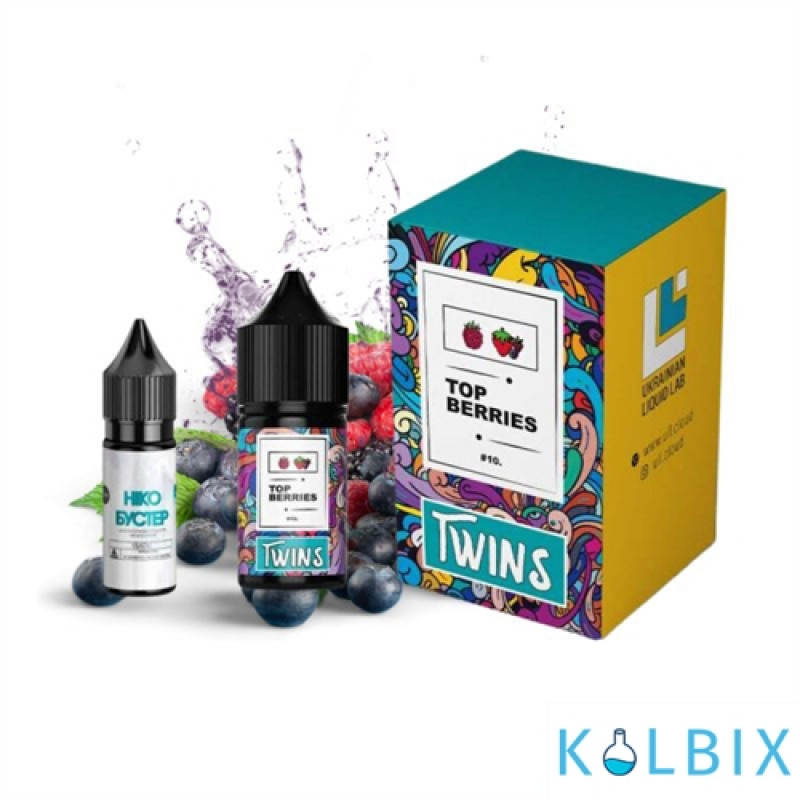 Набор для самозамеса Twins Salt 30 мл 50 мг со вкусом ягод