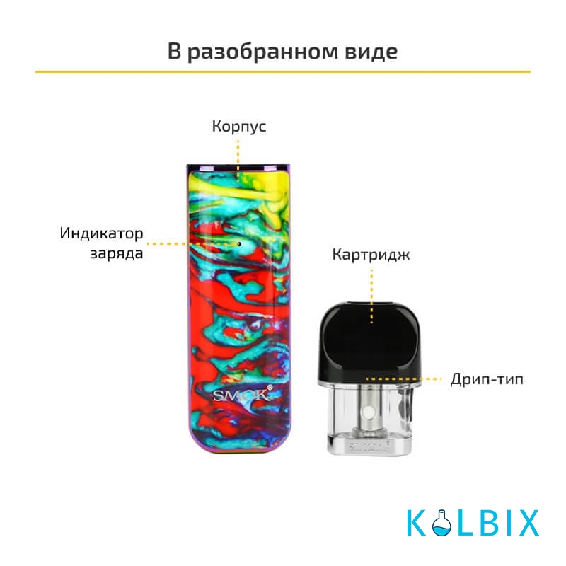 SMOK NOVO 2 POD KIT (ORIGINAL) 7 COLOR SHELL
