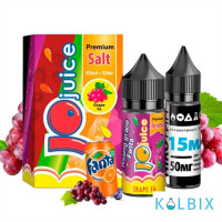 Набір для самозамісу JoJuice Premium Salt 30 мл 50 мг із смаком винограду та Фанти
