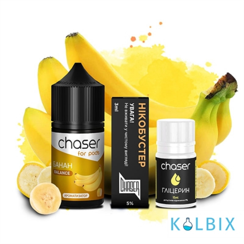 Набор для самозамеса Chaser ForPods 30 мл 50 мг со вкусом банана