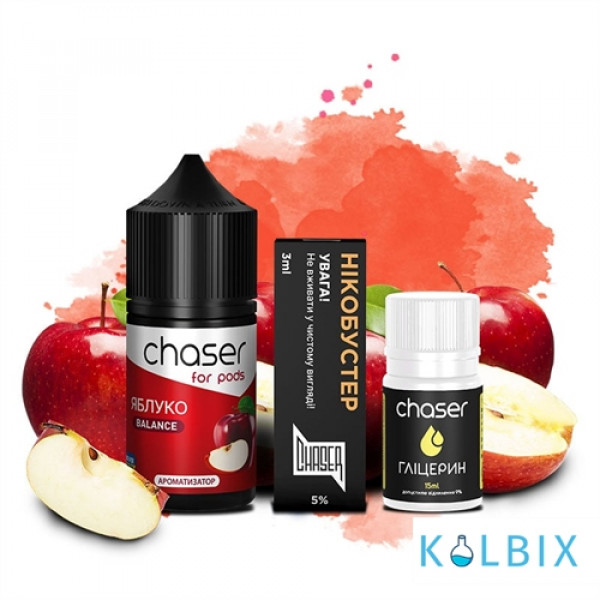 Набор для самозамеса Chaser ForPods 30 мл 50 мг со вкусом яблука