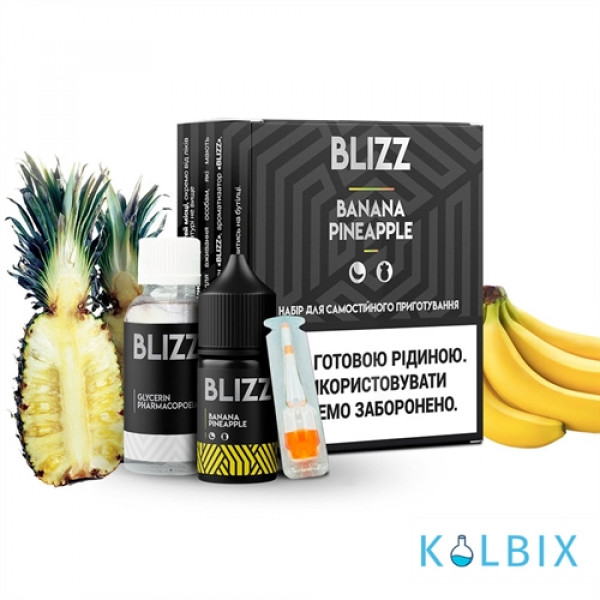 Набір для самозамішування Blizz 30 мл 50 мг зі смаком банана та ананасу