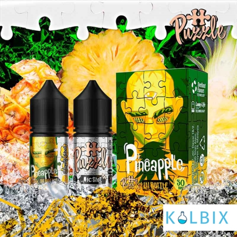 Набор для самозамеса In Bottle Salt Puzzle 30 мл 30 мг со вкусом ананаса