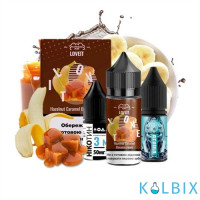Набор для самозамеса Flavorlab Love it 30 мл 25 мг со вкусом ореховой карамели с банановым кремом