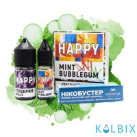Набор для самозамеса HAPPY 30 мл 25 мг со вкусом мятной жвачки