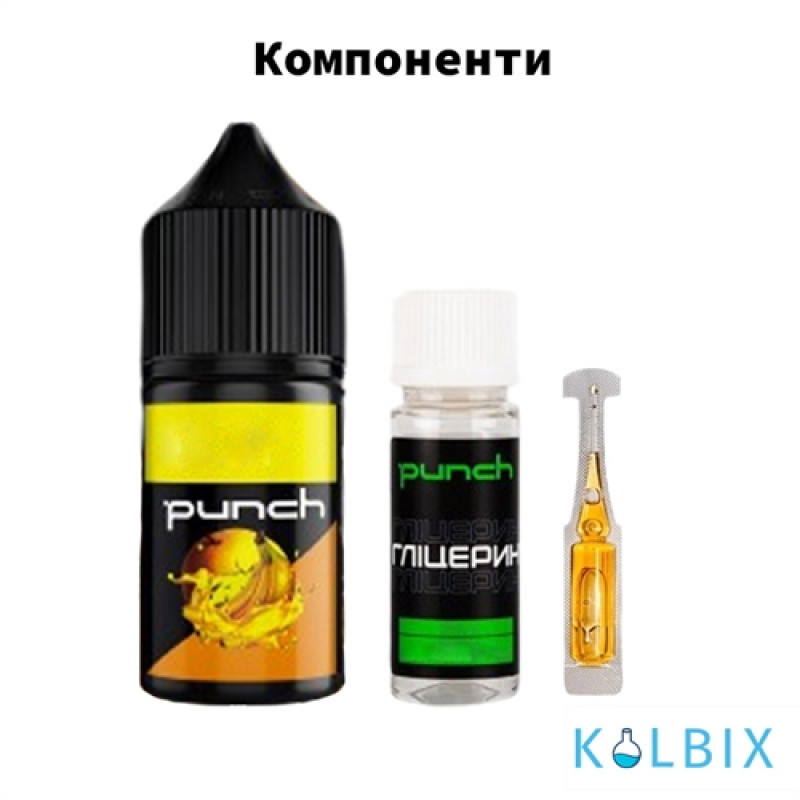 НАБОР ДЛЯ САМОЗАМЕСА PUNCH 30 МЛ НА СОЛЕВОМ НИКОТИНЕ