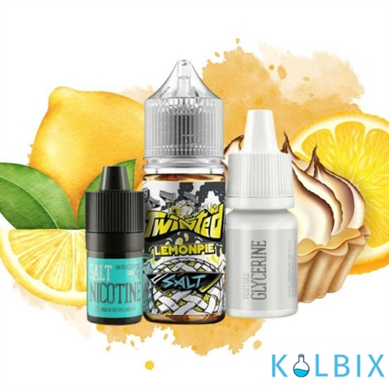 Набор для самозамеса Twisted Salt 30 мл 25 мг со вкусом лимонного пирога