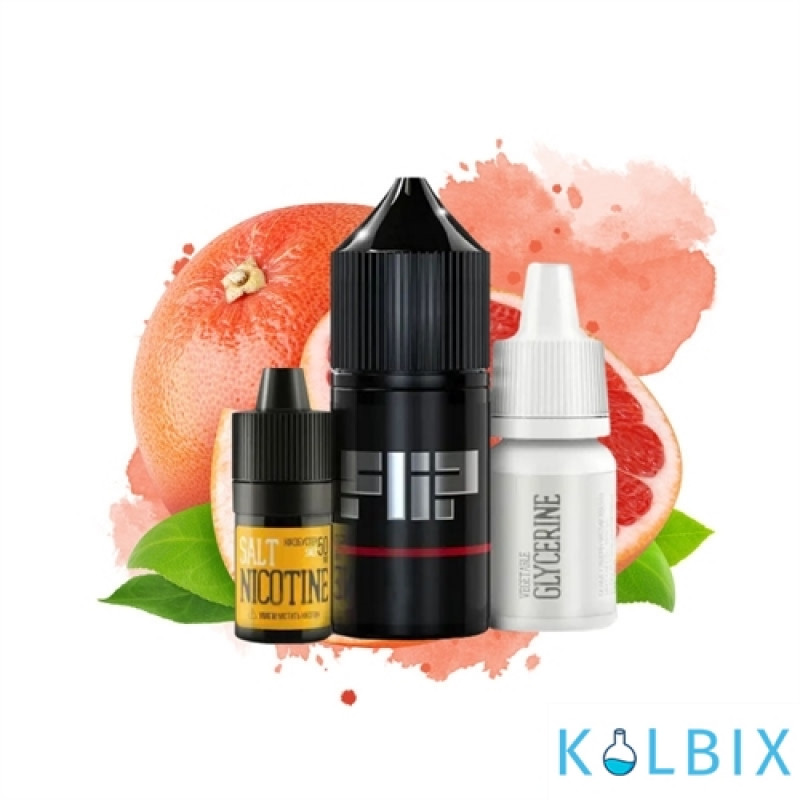 Набор для самозамеса Flip Salt 30 мл 25 мг со вкусом грейпфрута