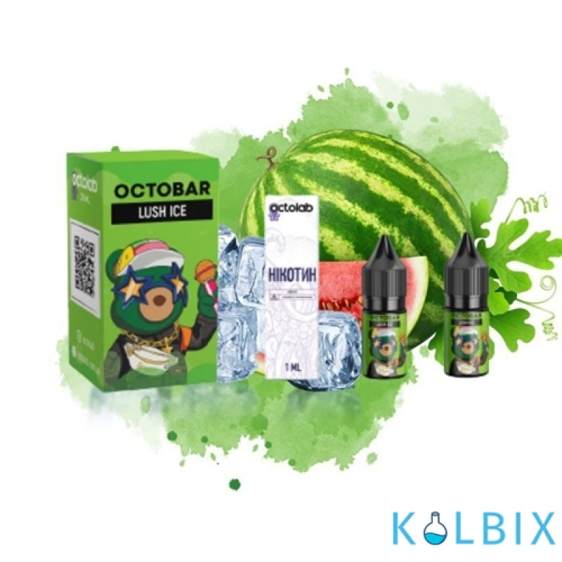 Набор для самозамеса Octo Bar NFT Salt 10 мл 50 мг со вкусом арбуза и льда
