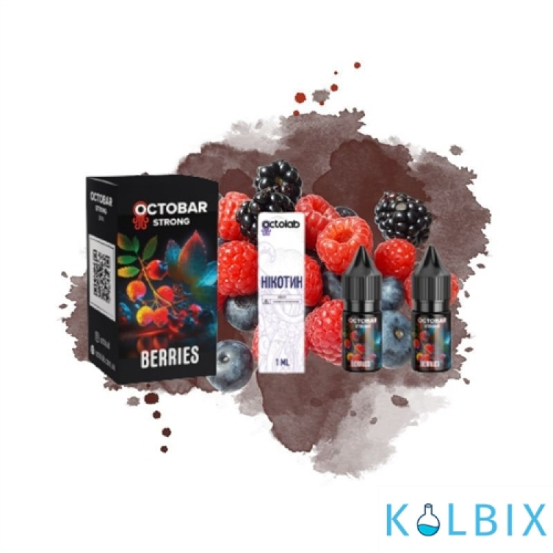Набор для самозамеса OctoBar Strong 10 мл 50 мг со вкусом ягод