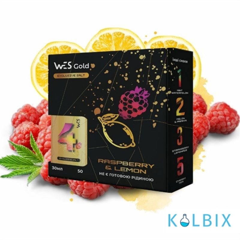 Набор для самозамеса WES Gold 30 мл 50 мг со вкусом малины и лимона