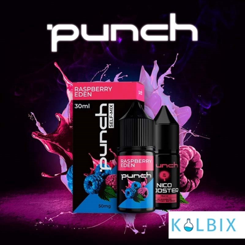 Набор для самозамеса Punch 30 мл на солевом никотине со вкусом малины и ежевики