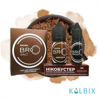Набор для самозамеса Bro Salt 30 мл 25 мг со вкусом табака