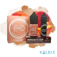 Набор для самозамеса Bro Salt 30 мл 50 мг со вкусом персика