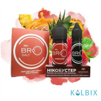 Набор для самозамеса Bro Salt 30 мл 50 мг со вкусом клубники и ананаса
