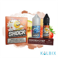 Набор для самозамеса Shock 30 мл 25 мг со вкусом клубники, йогурта и дыни