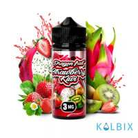 Жидкость Marvellous Brew 100 мл на органическом никотине 3 мг со вкусом фруктовый дракон, клубника и киви