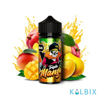 Жидкость Flamingo 100 мл на органическом никотине 0 мг со вкусом трех сортов манго