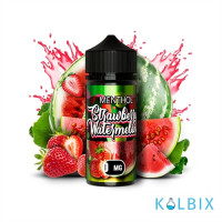 Жидкость Flamingo 100 мл на органическом никотине 0 мг со вкусом клубники и арбуза