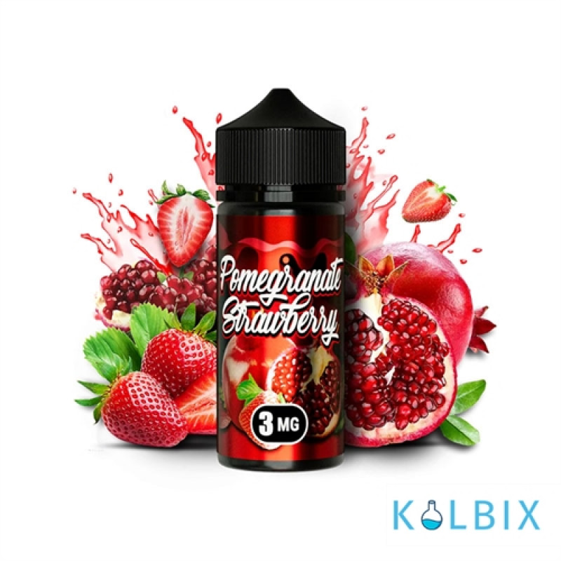 Жидкость Flamingo 100 мл на органическом никотине 3 мг со вкусом граната и клубники
