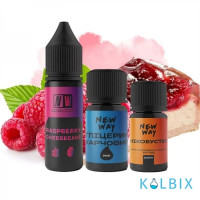 Набор для самозамеса New Way 15 мл 50 мг со вкусом чизкейка с малиной