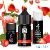Набор для самозамеса Kaif Liquid 30 мл 25 мг со вкусом клубничного сока