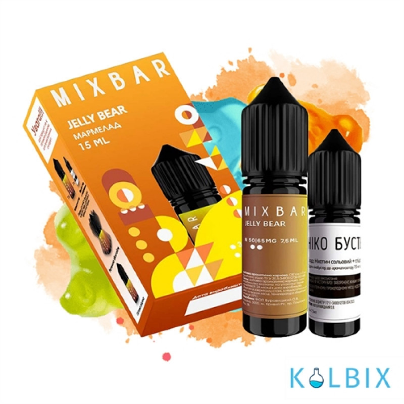 Набор для самозамеса Mix Bar 15 мл 50 мг со вкусом желейных мишек