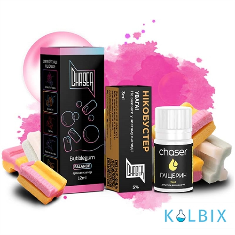 Набор для самозамеса Chaser Black 30 мл 50 мг со вкусом жвачки