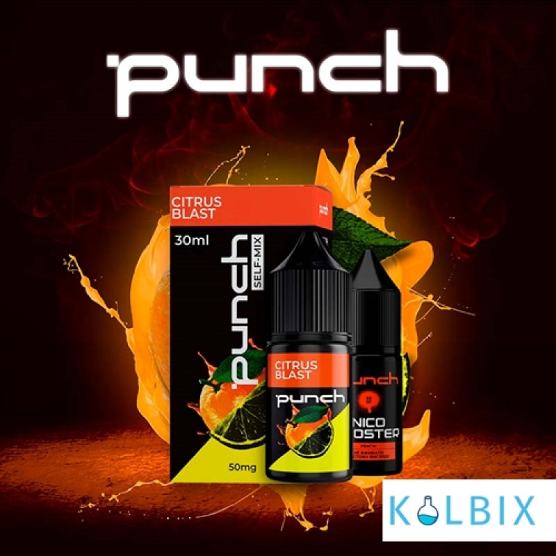 Набор для самозамеса Punch 30 мл на солевом никотине со вкусом цитрусовых