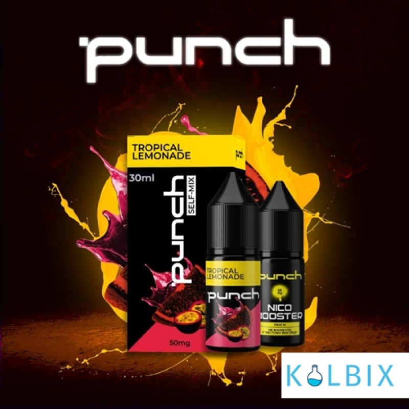 Набор для самозамеса Punch 30 мл на солевом никотине со вкусом тропического лимонада