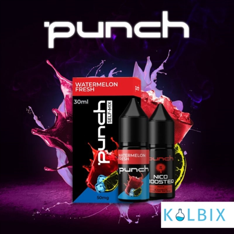 Набор для самозамеса Punch 30 мл на солевом никотине со вкусом арбуза