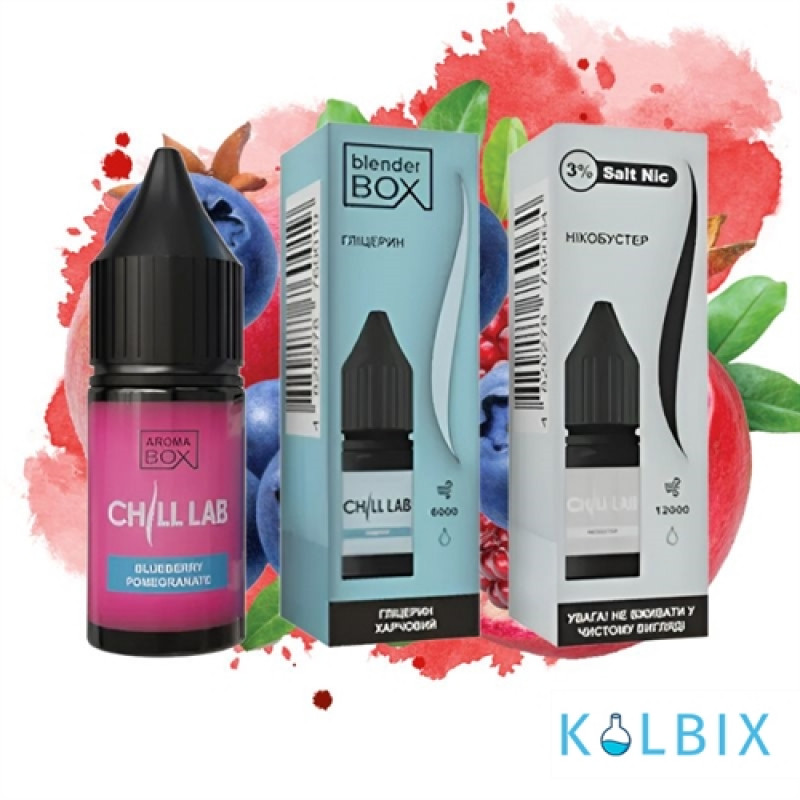 Набор для самозамеса Chill Lab 15 мл 30 мг со вкусом черника и граната