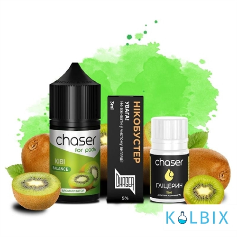 Набор для самозамеса Chaser ForPods 30 мл 50 мг со вкусом киви