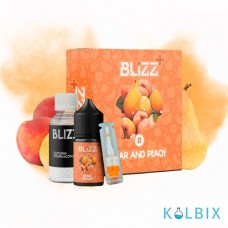 Набір для самозамішування Blizz Plus 30 мл 25 мг зі смаком груші та персика
