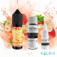 Набор для самозамеса Crazy Juice 15 мл 50 мг со вкусом банана и клубники