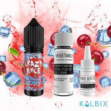 Набір для самозамішування Crazy Juice 15 мл 65 мг зі смаком вишні з холодком