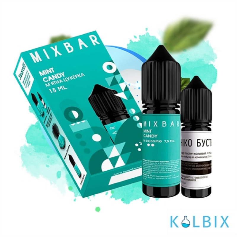 Набор для самозамеса Mix Bar 15 мл 65 мг со вкусом мятных конфет