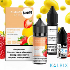 Набор для самозамеса Flavorlab PE 10000 Strong 30 мл 50 мг со вкусом клубники и лимона