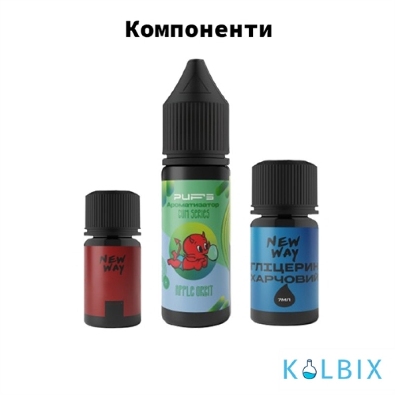 Набор для самозамеса PUFS 15 мл 30 мг со вкусом жвачки с арбузом
